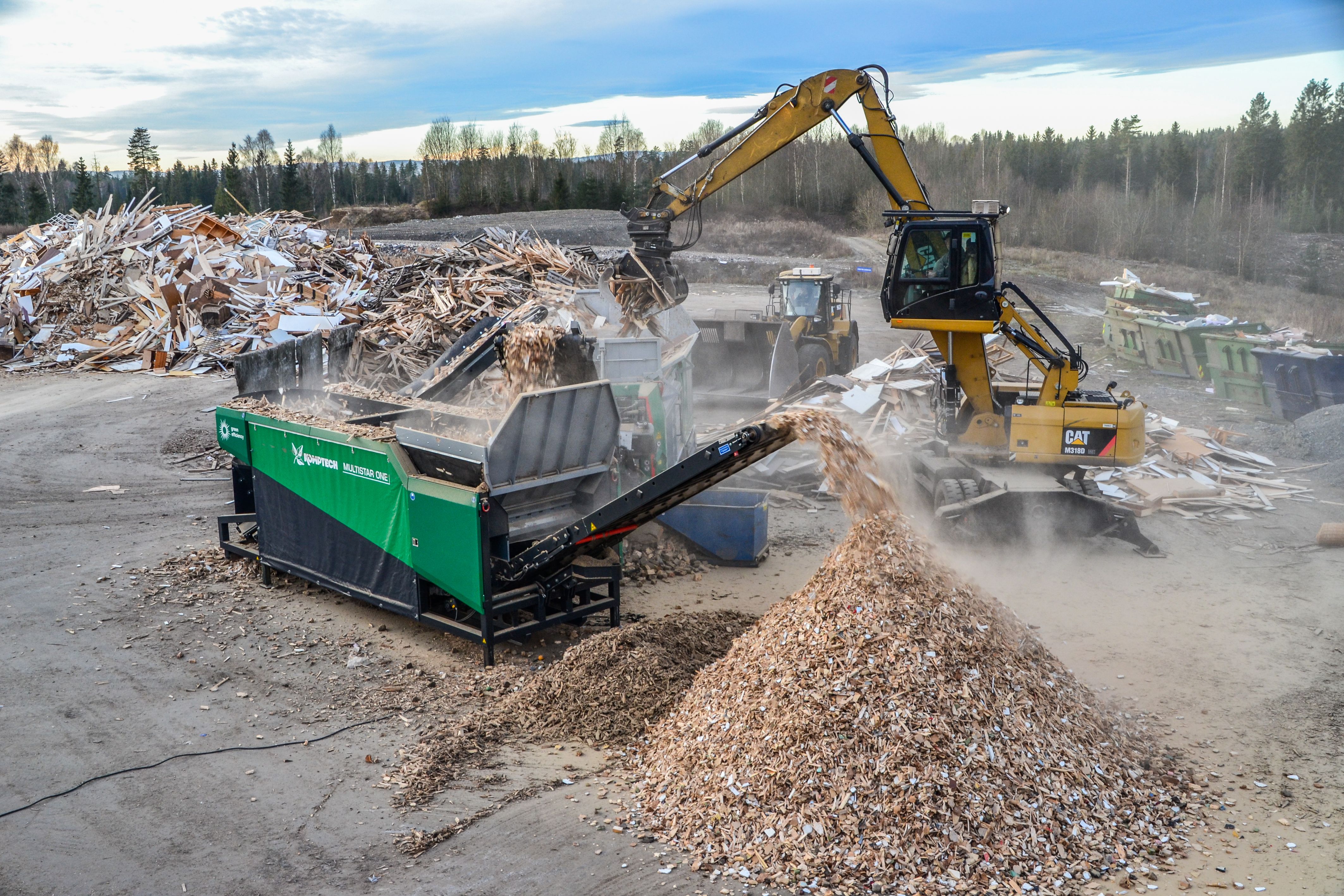 Mit der neuen Multistar One sollen sich Altholz und Biomasse noch effektiver aufbereiten lassen.