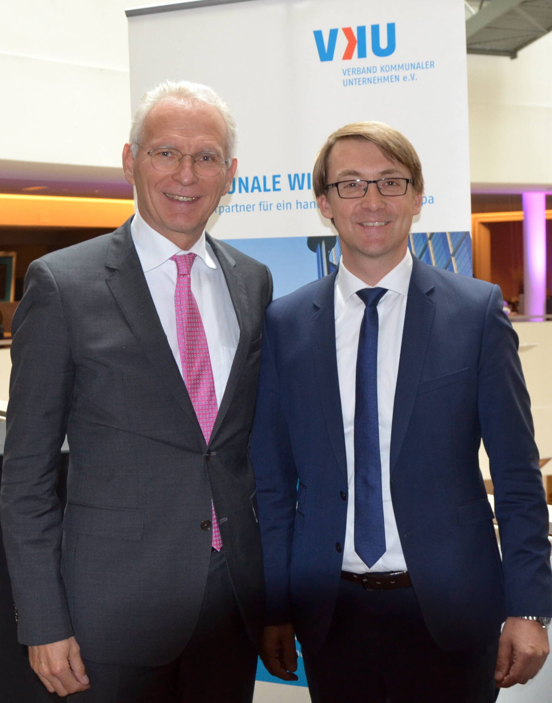 Michael Beckereit (link), Karsten Specht (Foto: VKU)