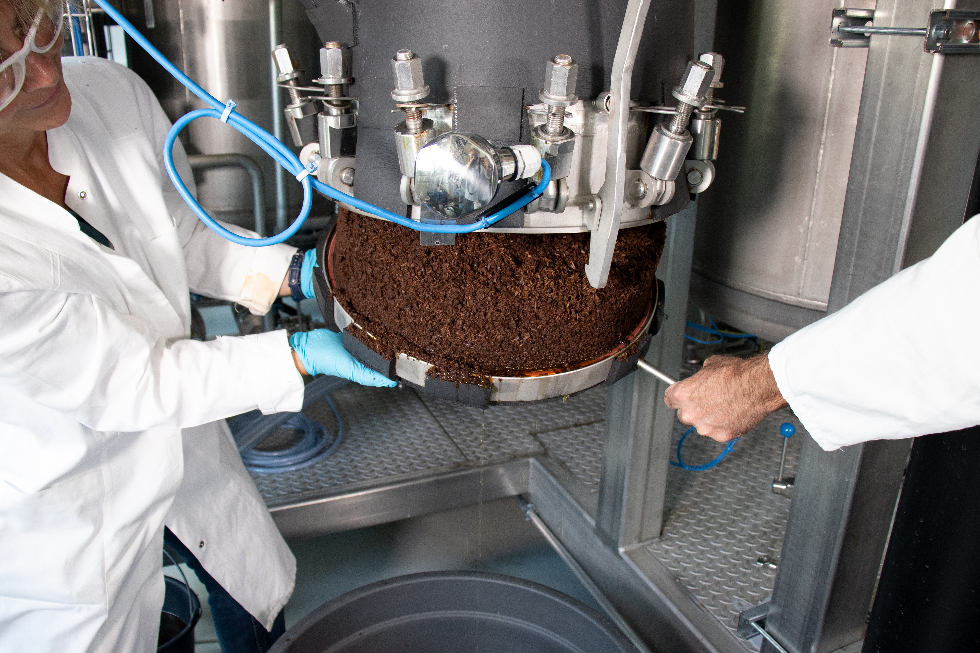Funktionale Materialien aus Apfeltrester. CopyrightFraunhofer IWKS