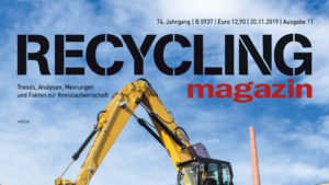 RECYCLIONG magazin 11/2019 Cover