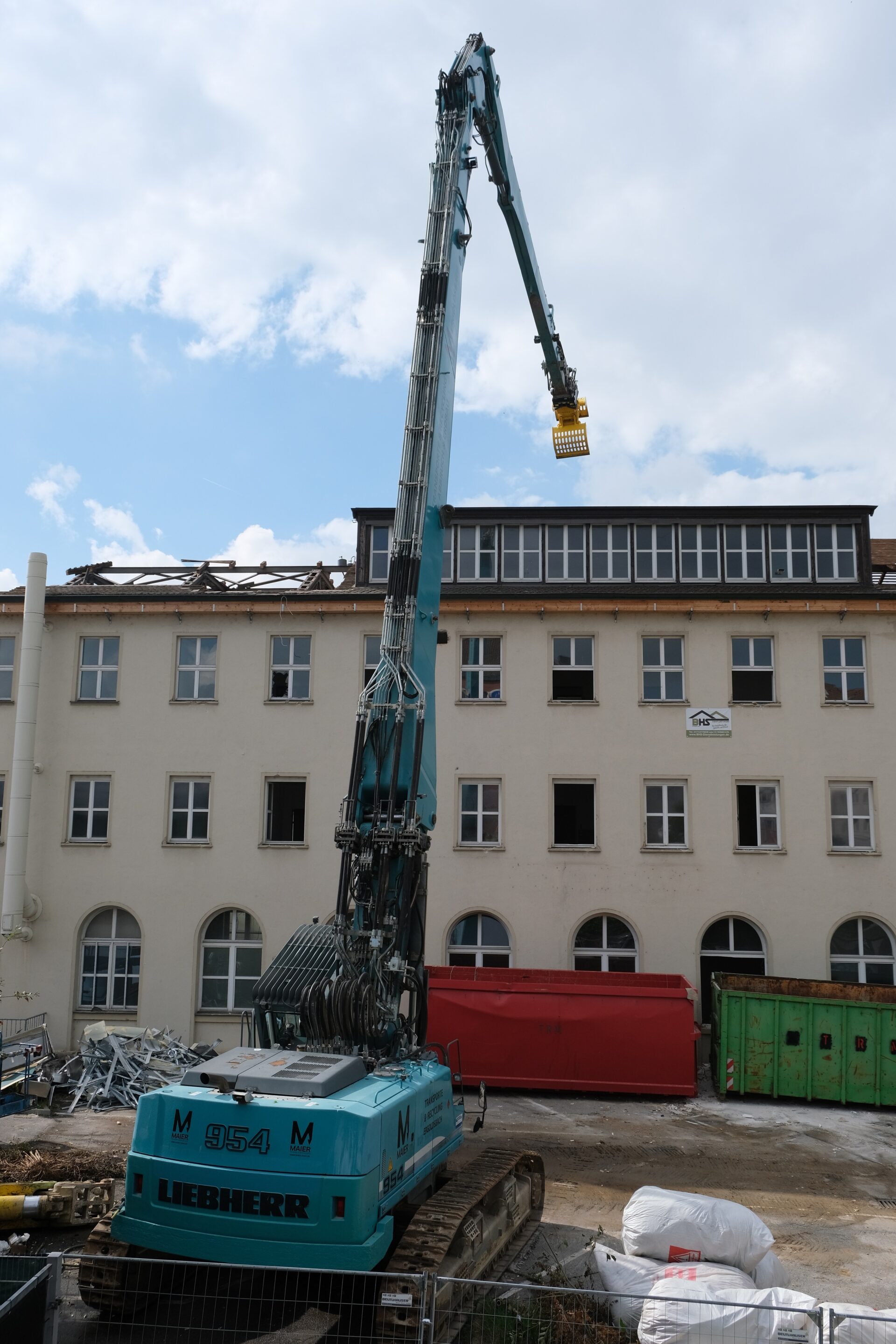 Abbruch mit Fingerspitzengefühl