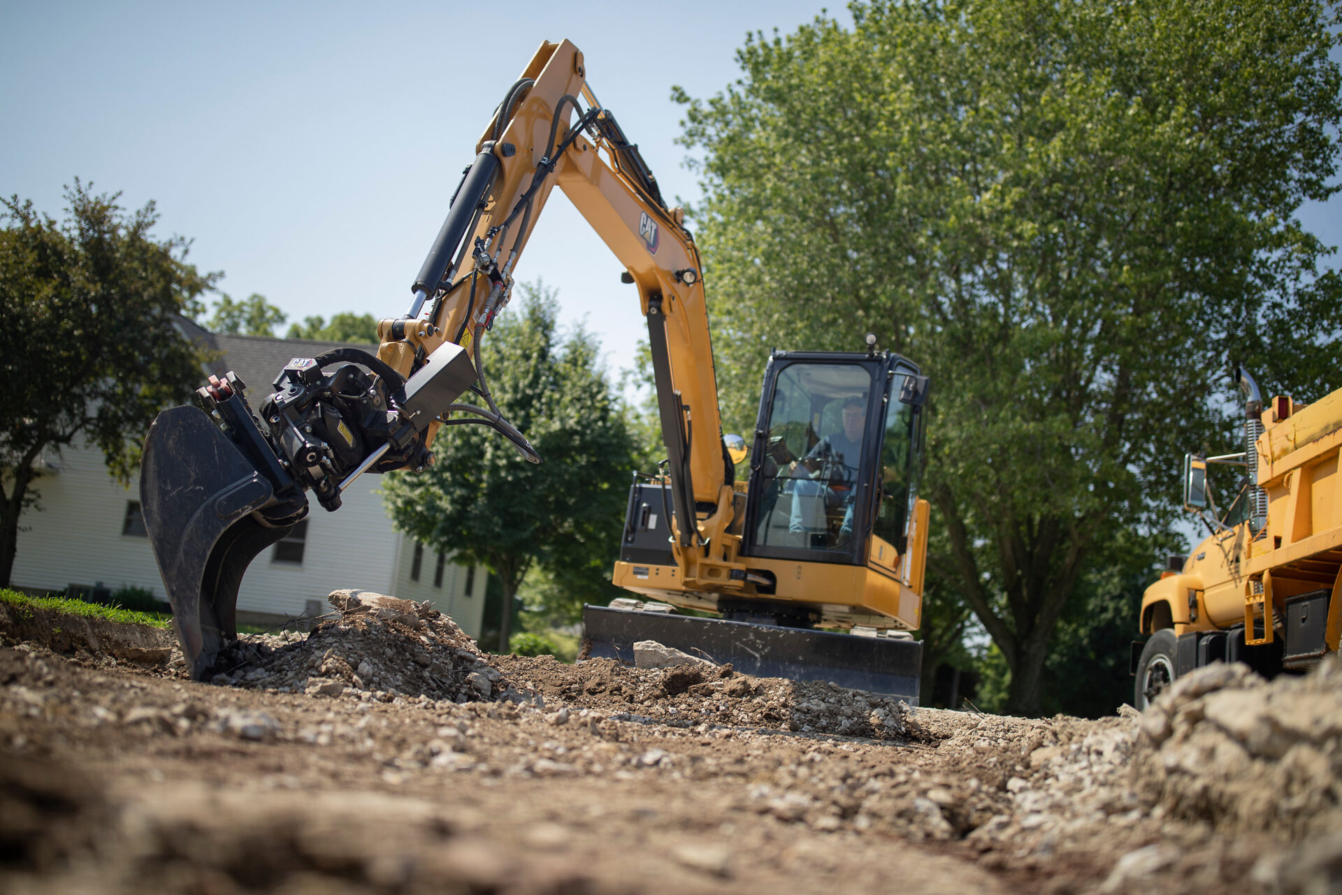 Caterpillar erweitert Tiltrotatoren für Cat-Minibagger