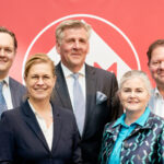 Gruppenfoto: Chamberlain, Hofkens, Lindhorst, Zieringer, Planger