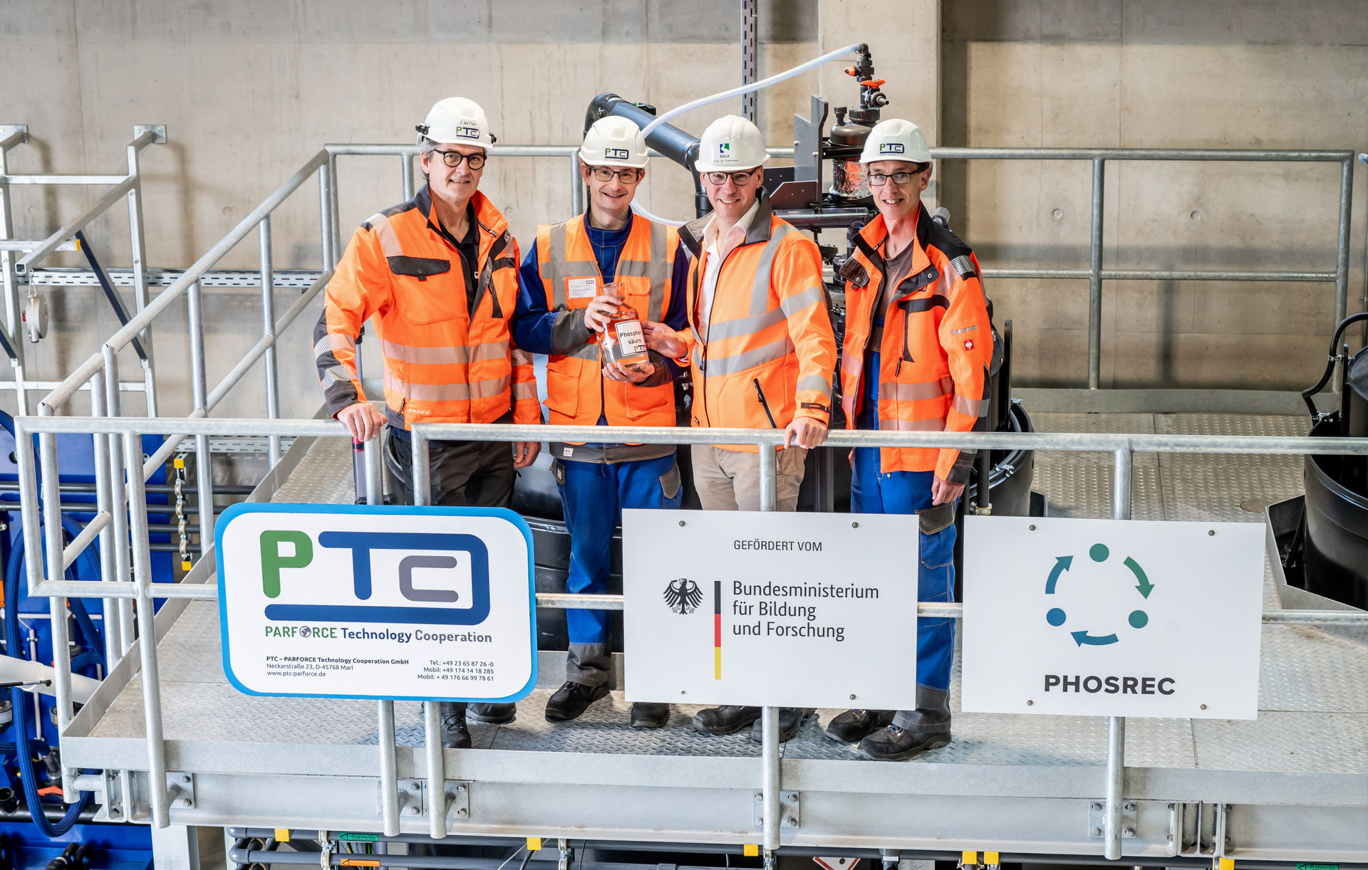 Phosphorsäure aus Klärschlammasche gewonnen
