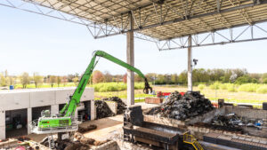 Metallsortierung auf dem Schrottplatz