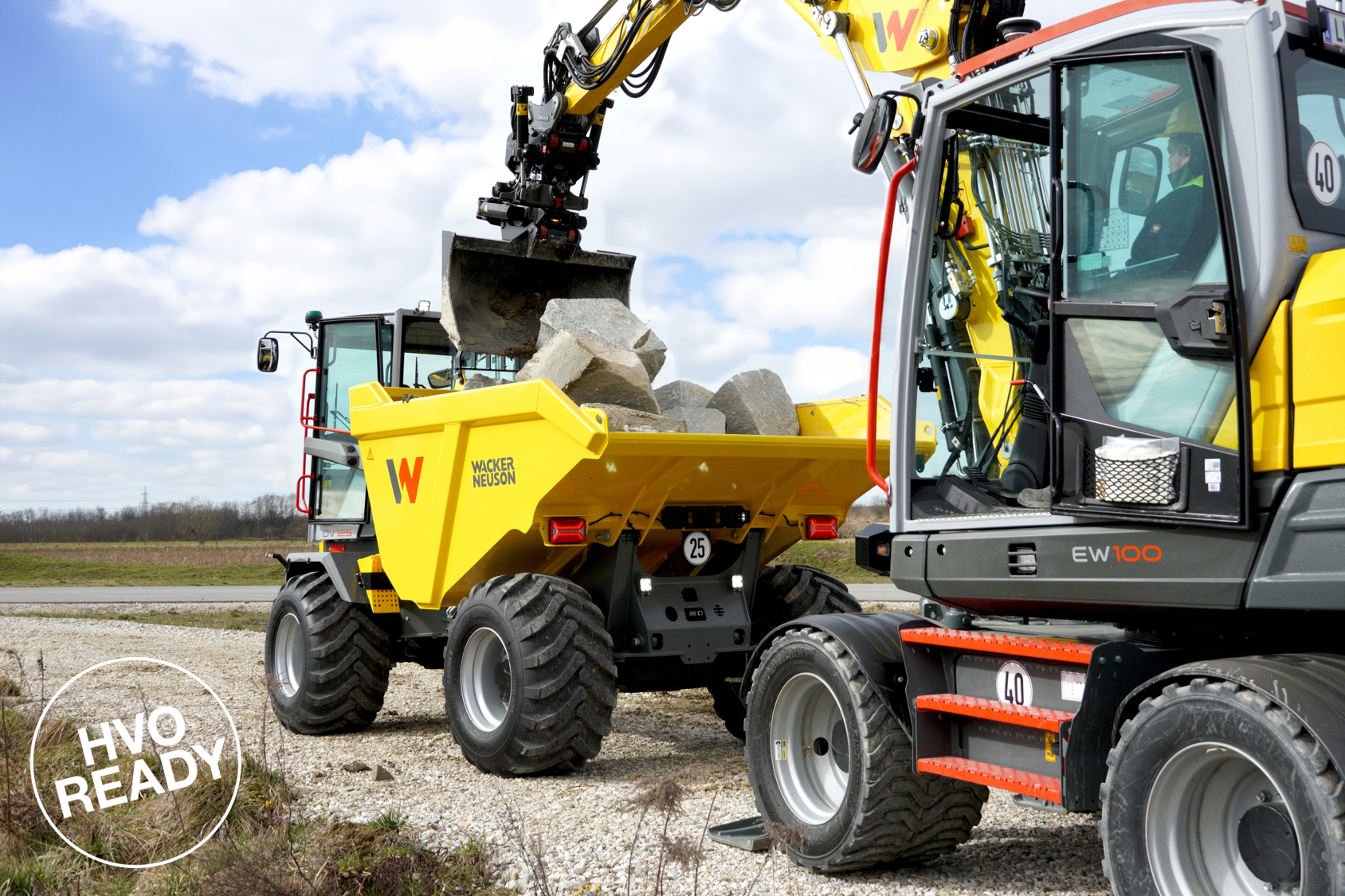 Wacker Neuson führt HVO als alternativen Kraftstoff ein