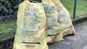 Gelber Sack: 4 % Sammelplus im ersten Halbjahr 2024 in Österreich