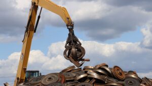 Schnell und sicher schweren Stahl schwenken