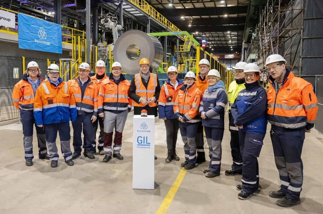 Neue Bandbehandlungsanlage für die Herstellung von Elektroblechen für Elektromotoren