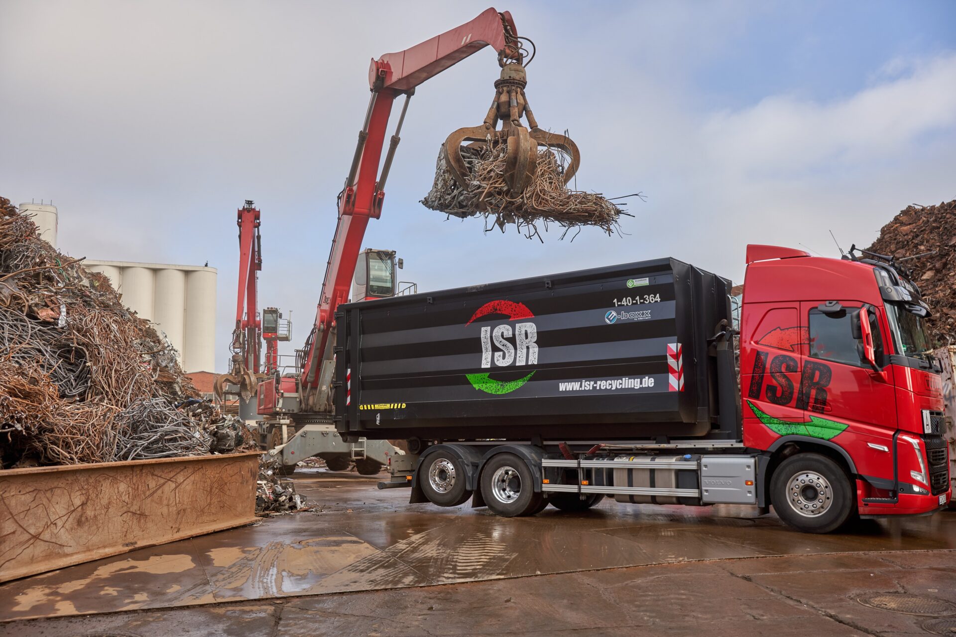 Container für den schweren Schrotteinsatz