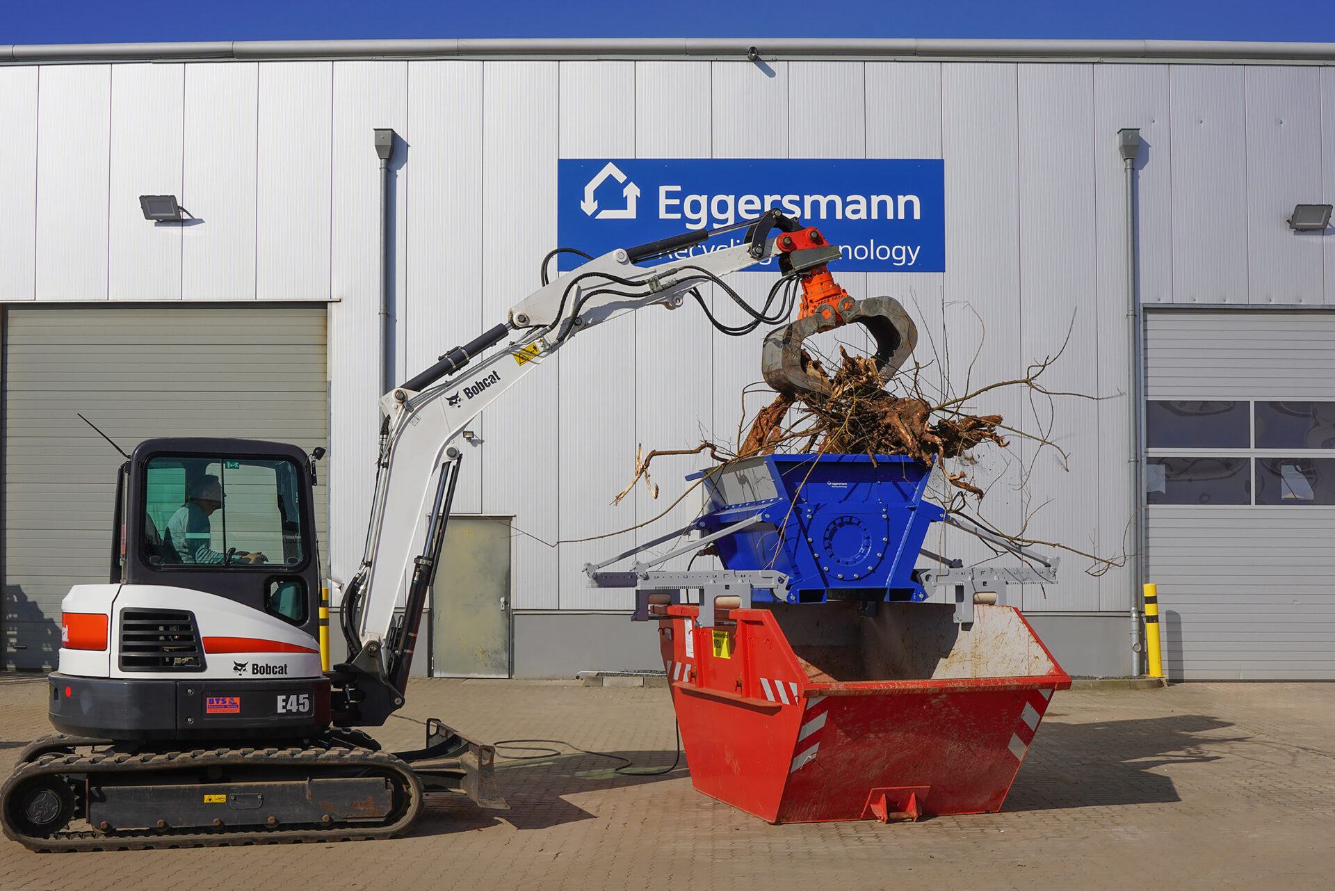 Aufsatz-Zerkleinerer von Eggersmann