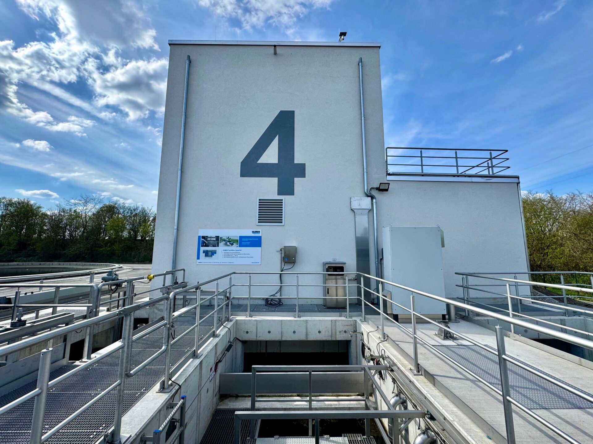 Vierte Reinigungsstufe auf der Kläranlage Bickenbach in Betrieb genommen