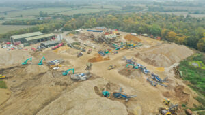 Baustoffrecycling mit Kompaktprallbrecher in Großbritannien