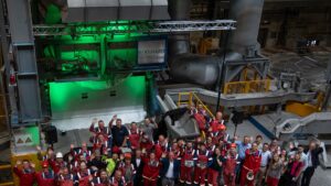 Speira nimmt ersten von vier neuen Recyclingöfen in Betrieb