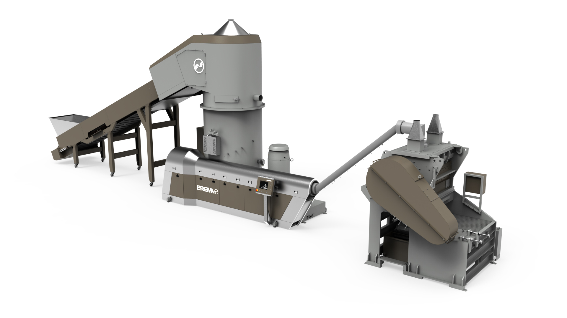 Neue Erema-Maschinenserie produziert Agglomerate