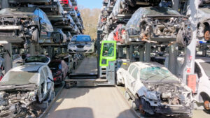 Kragarmregale für Autoverwerter Silverlake