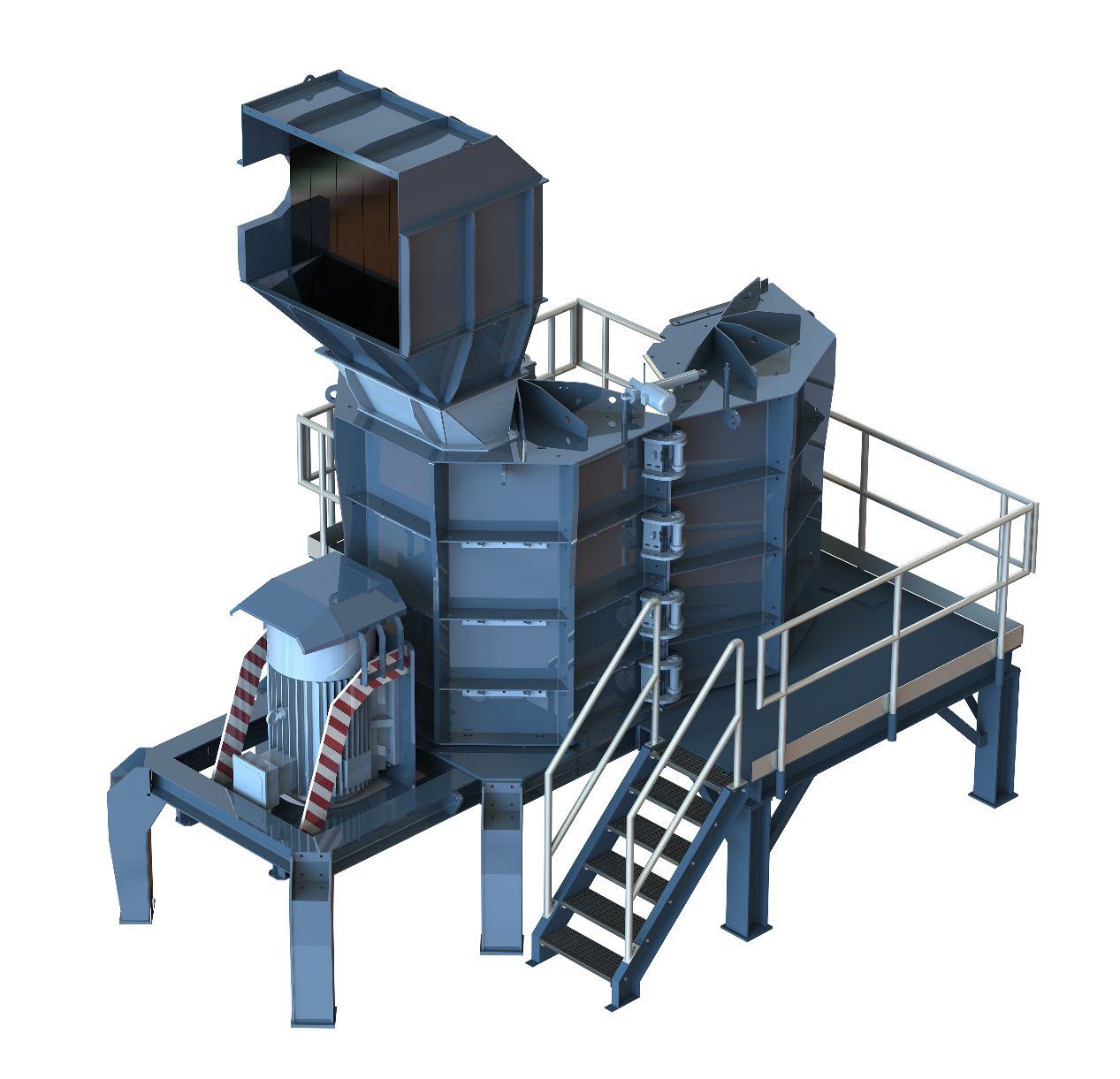 Hammermühle für Kabel aus Schredderrückständen