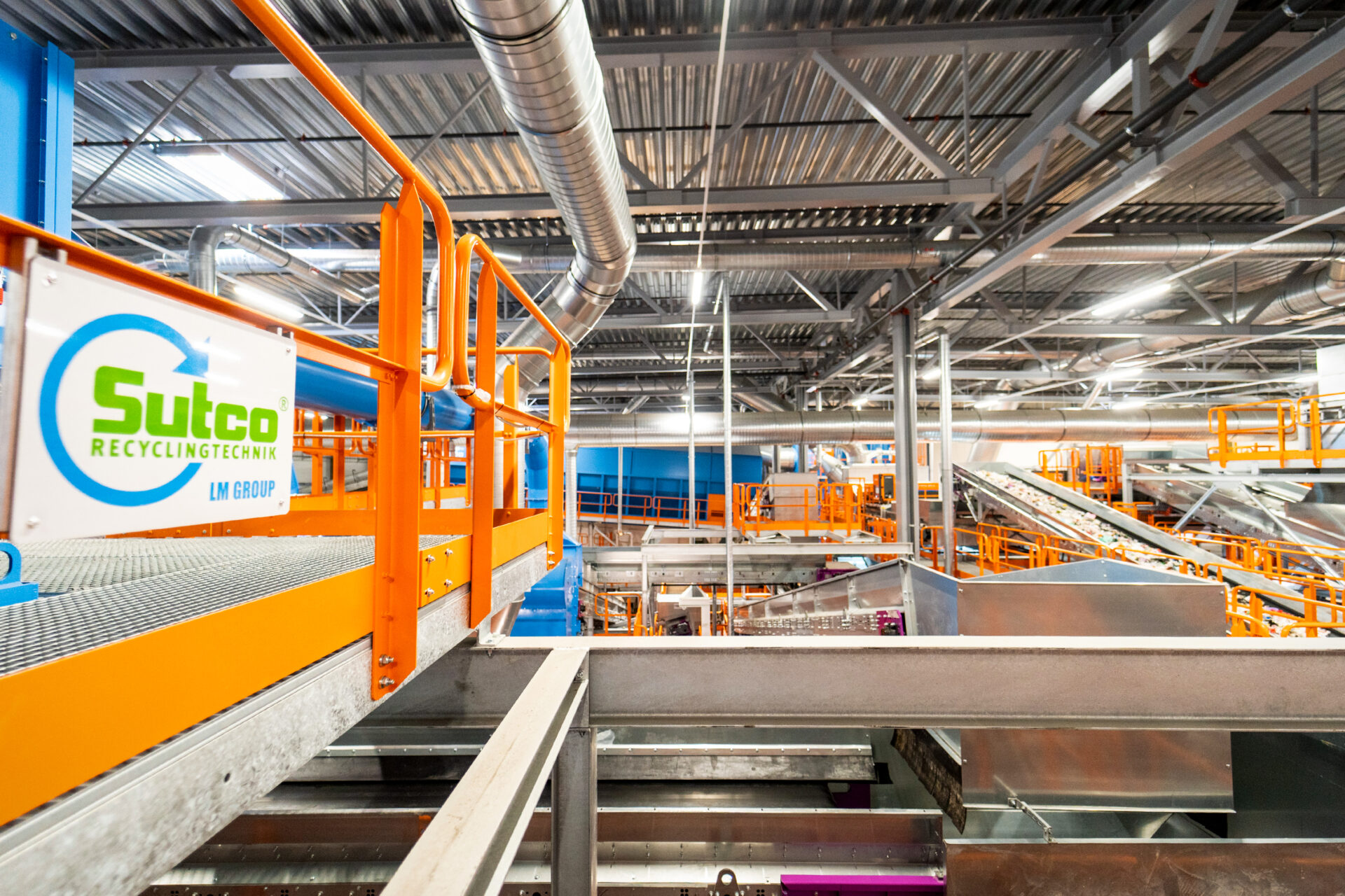 Moderne Kunststoffrecyclinganlage für Norwegen