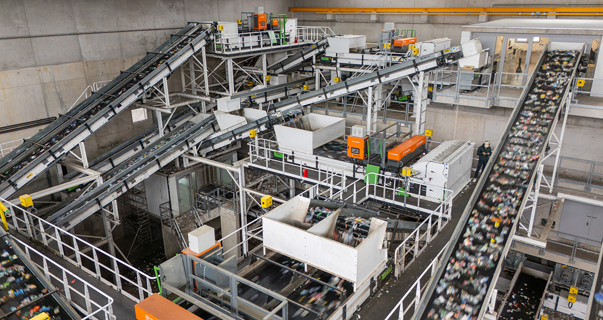 Bollegraaf PET-Sortieranlage