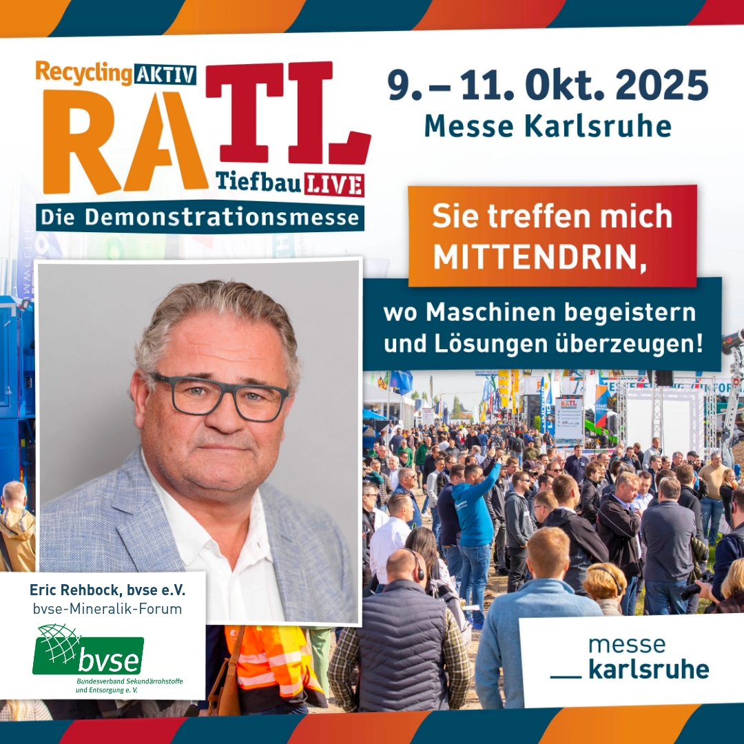 bvse-Mineralik-Forum auf der RATL 2025