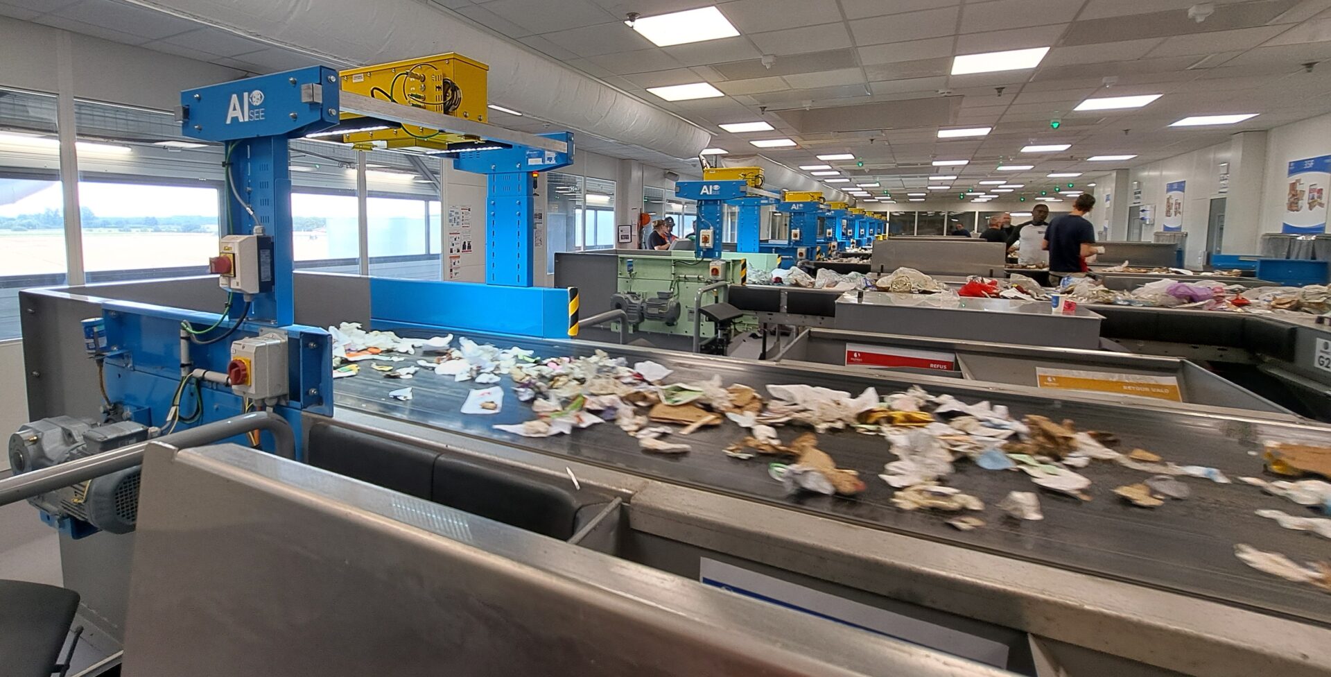 Qualitätskontrolle für die Abfallsortierung