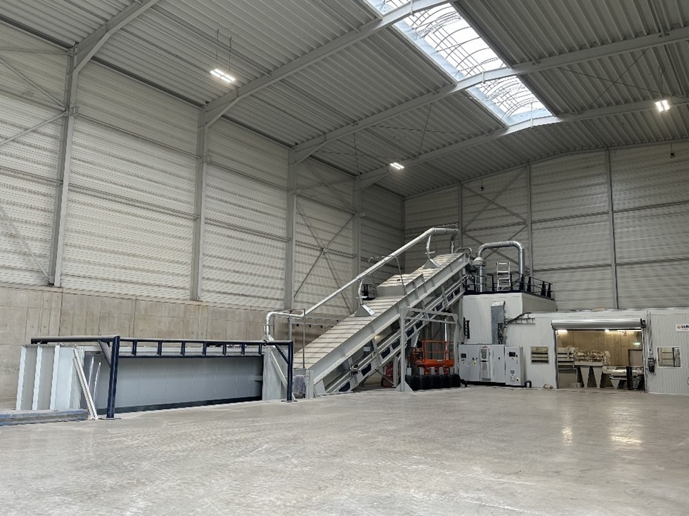 Erste Anlage von Remex für KMF-Abfälle in Betrieb