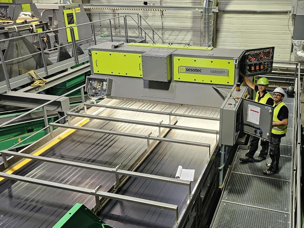 Steinbeis Polyvert nutzt Sortier- und Analysesysteme von Sesotec