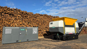 Untha stellt Stromaggregat für Zerkleinerer vor