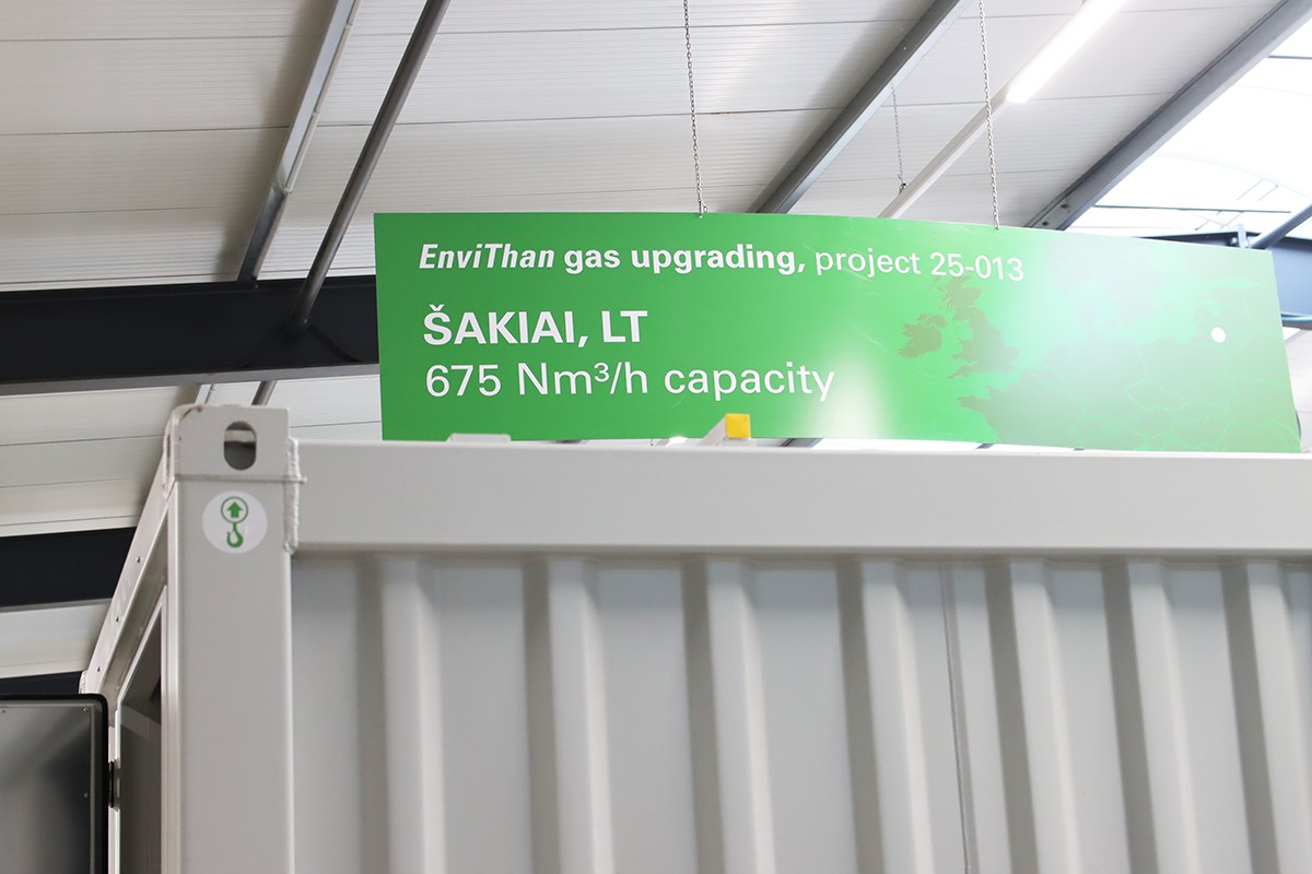 Erste EnviThan-Biogasanlage in Litauen