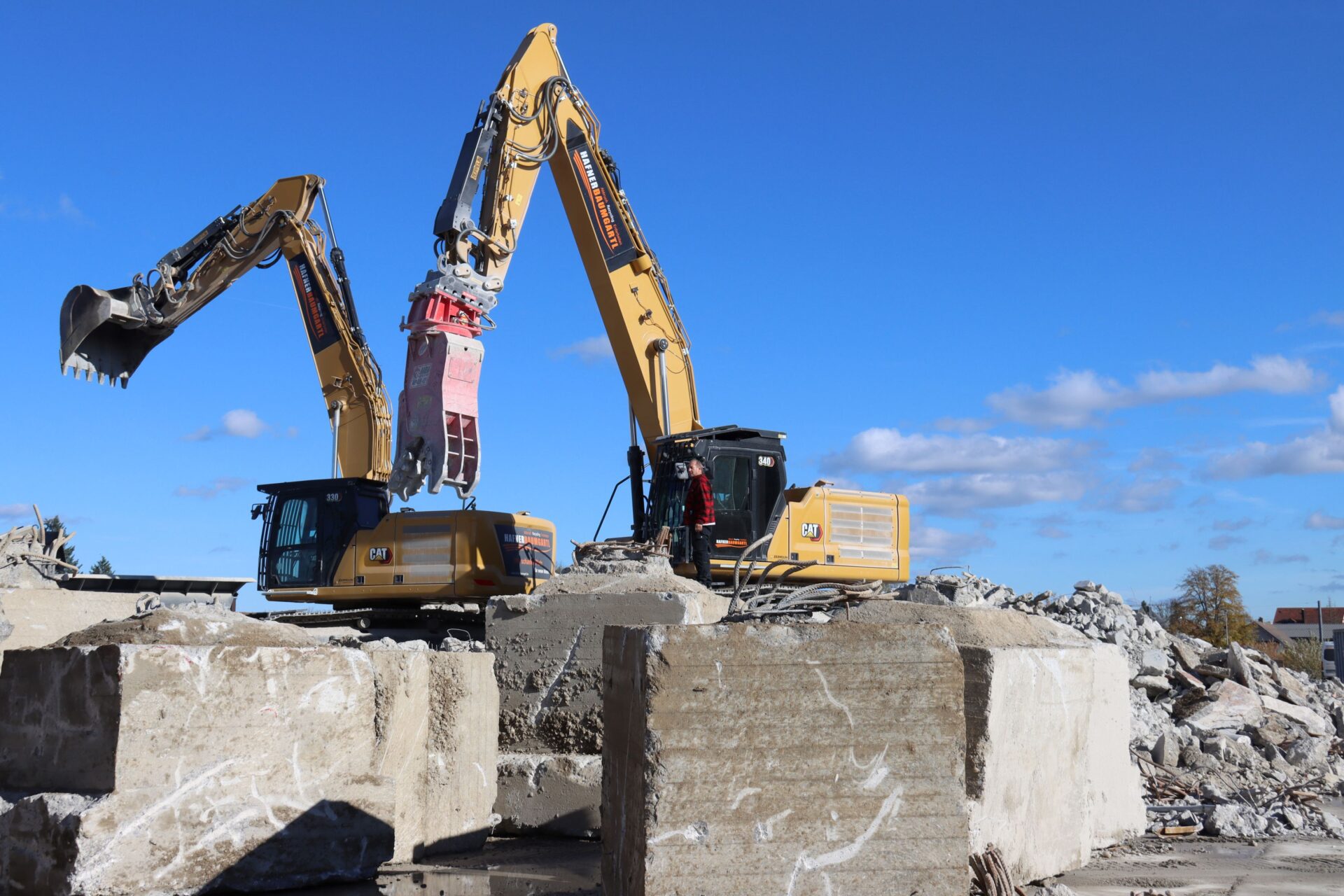 Abbruch und Recycling auf ehemaligem Industriestandort