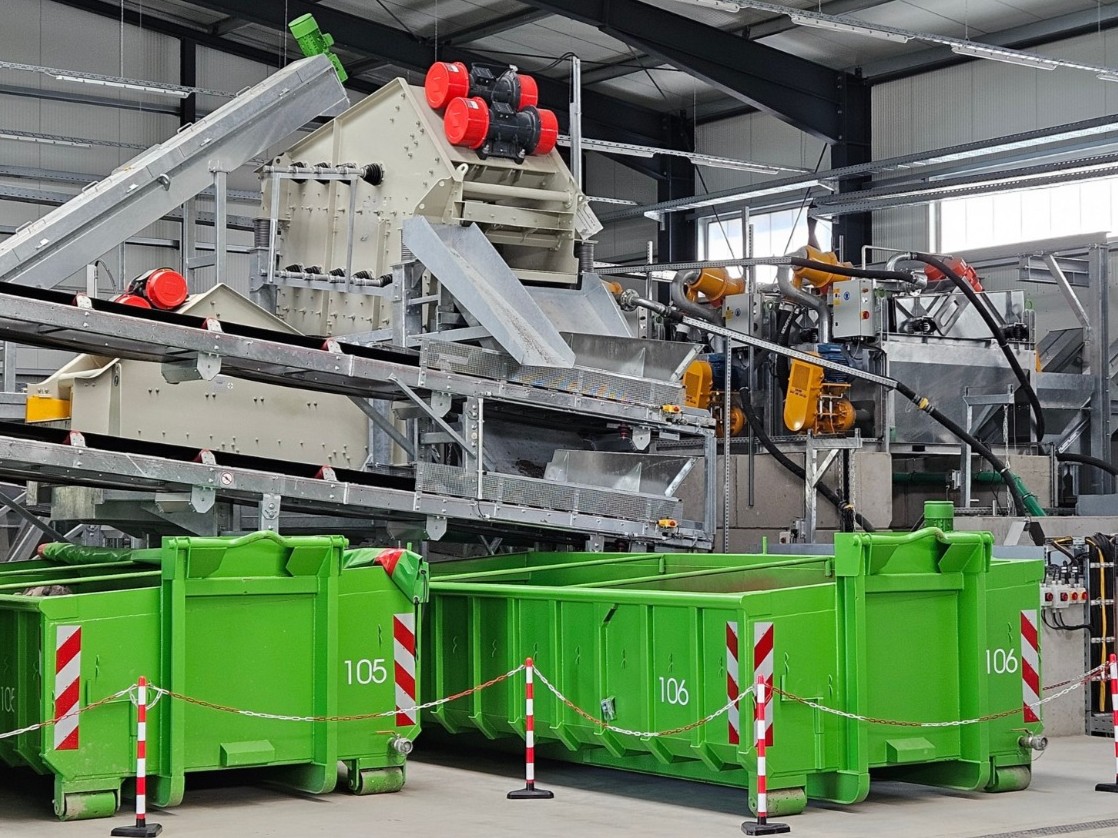 Neue Recyclinganlage für Ersatzbaustoffe