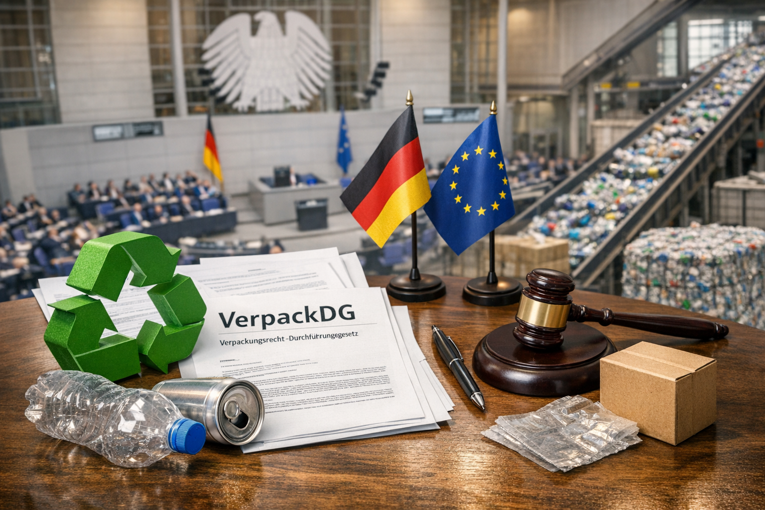 VerpackDG setzt EU-Verpackungsverordnung um
