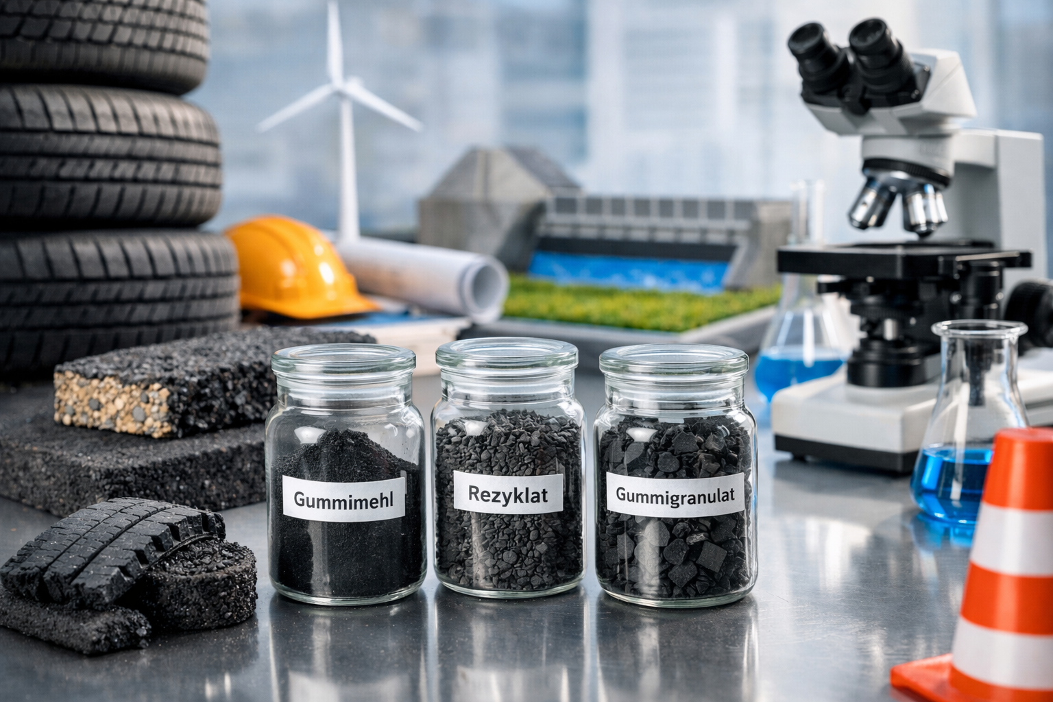 Fünf Forschungsprojekte zur Altreifenverwertung