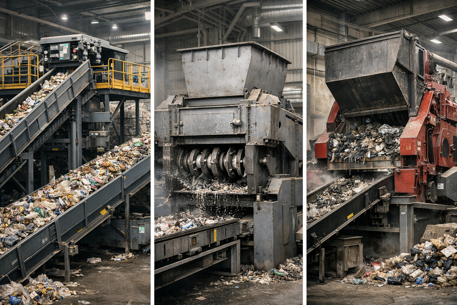 Brandschutz für Sortier- und Zerkleinerungstechnik