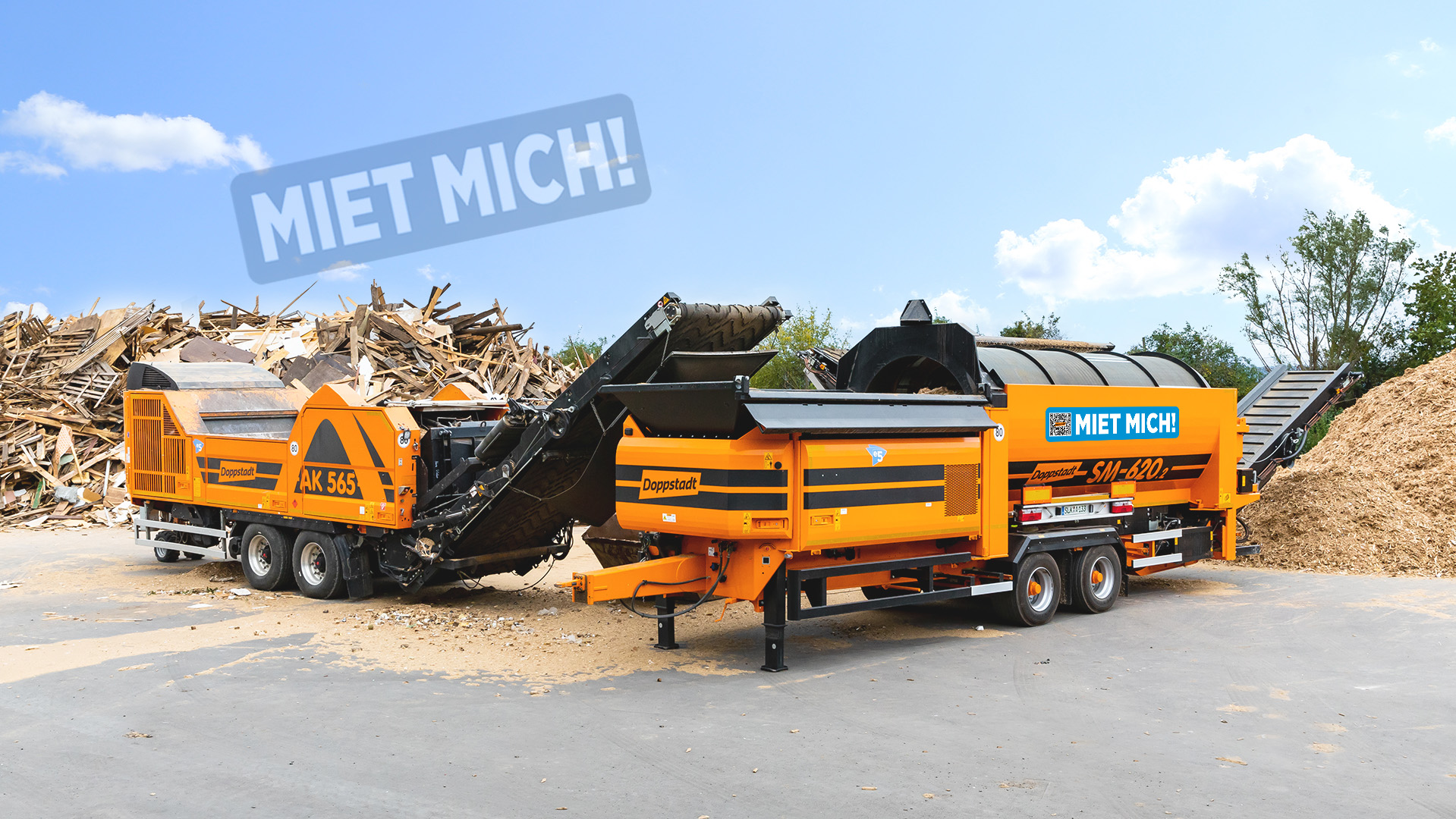 Doppstadt bündelt Miet- und Gebrauchtmaschinen