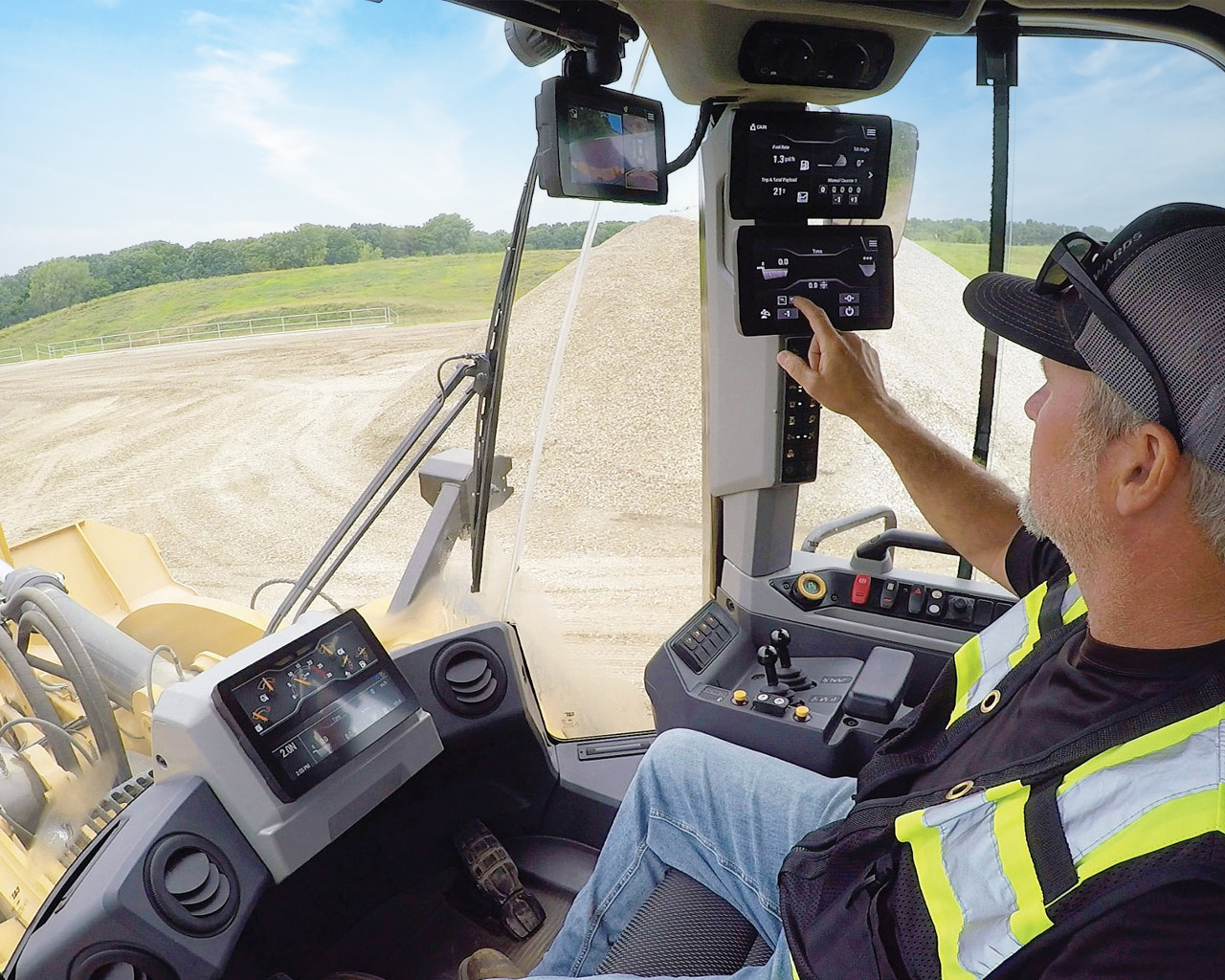 Digitale Unterstützung im Radladerbetrieb