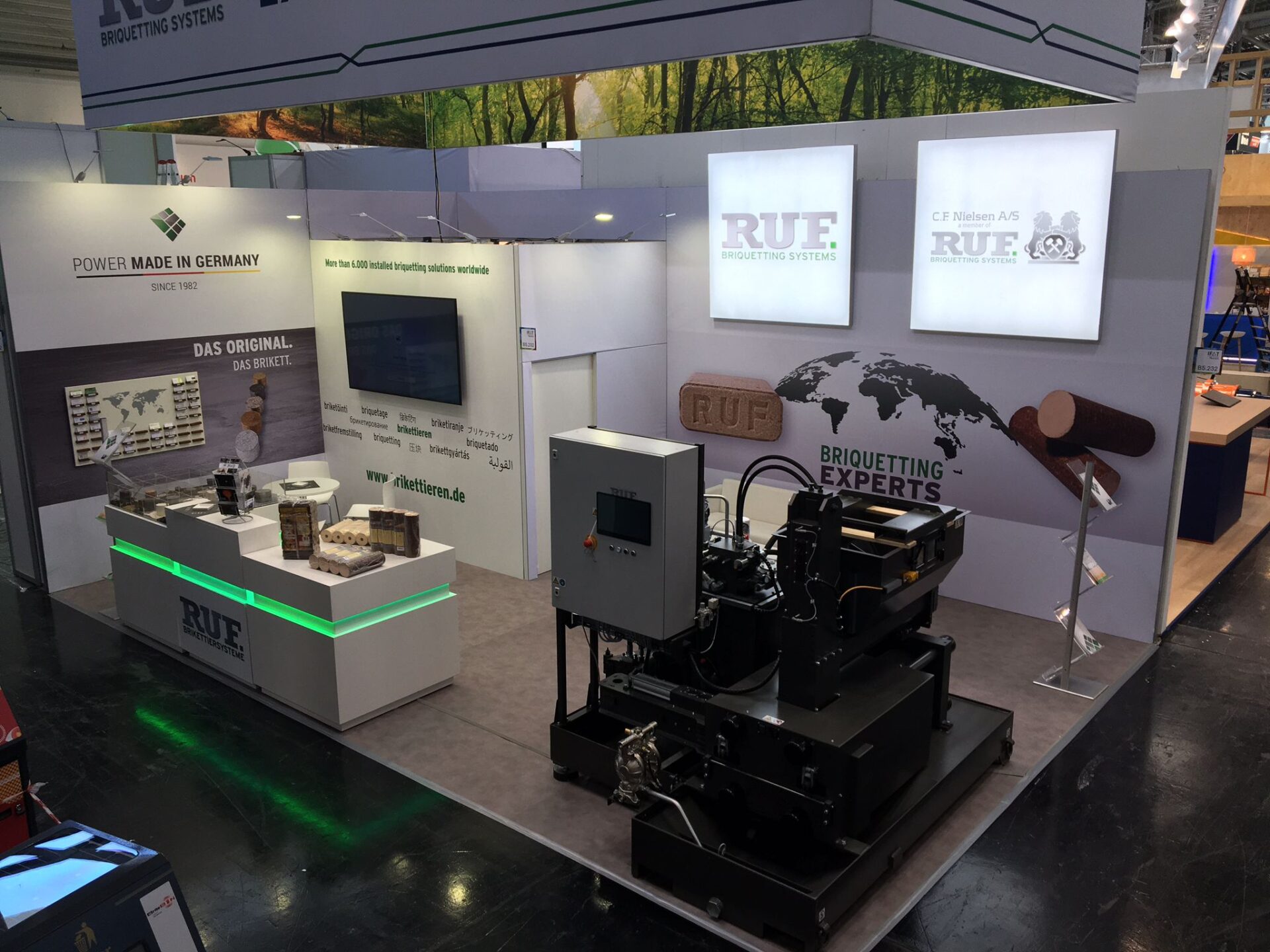 Ruf Brikettiertechnik Kreislaufwirtschaft IFAT