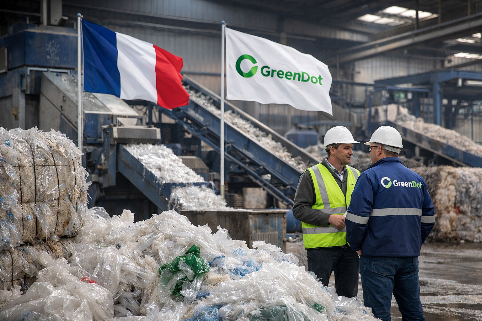 GreenDot Recyclingkapazität Frankreich