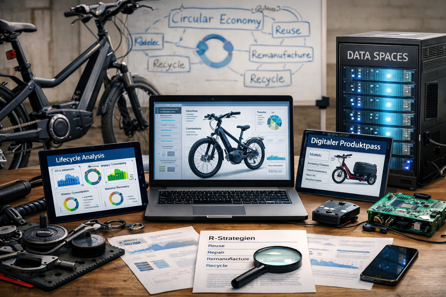 Digitale Modelle für Pedelec-Lebenszyklen