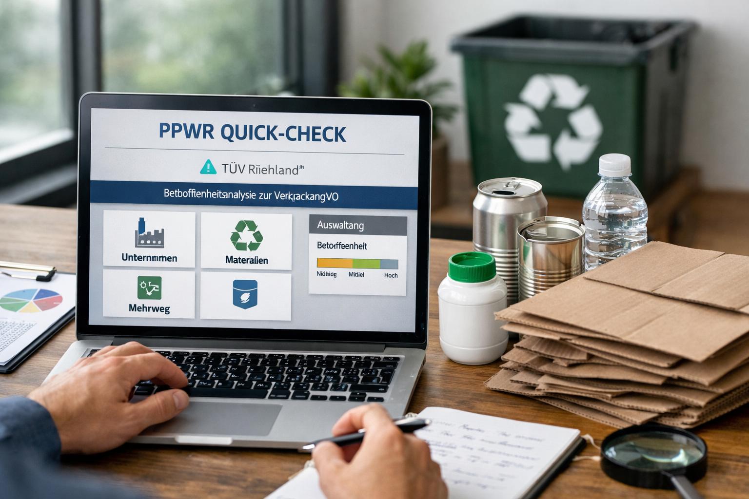 Digitaler Check für neue Verpackungsverordnung