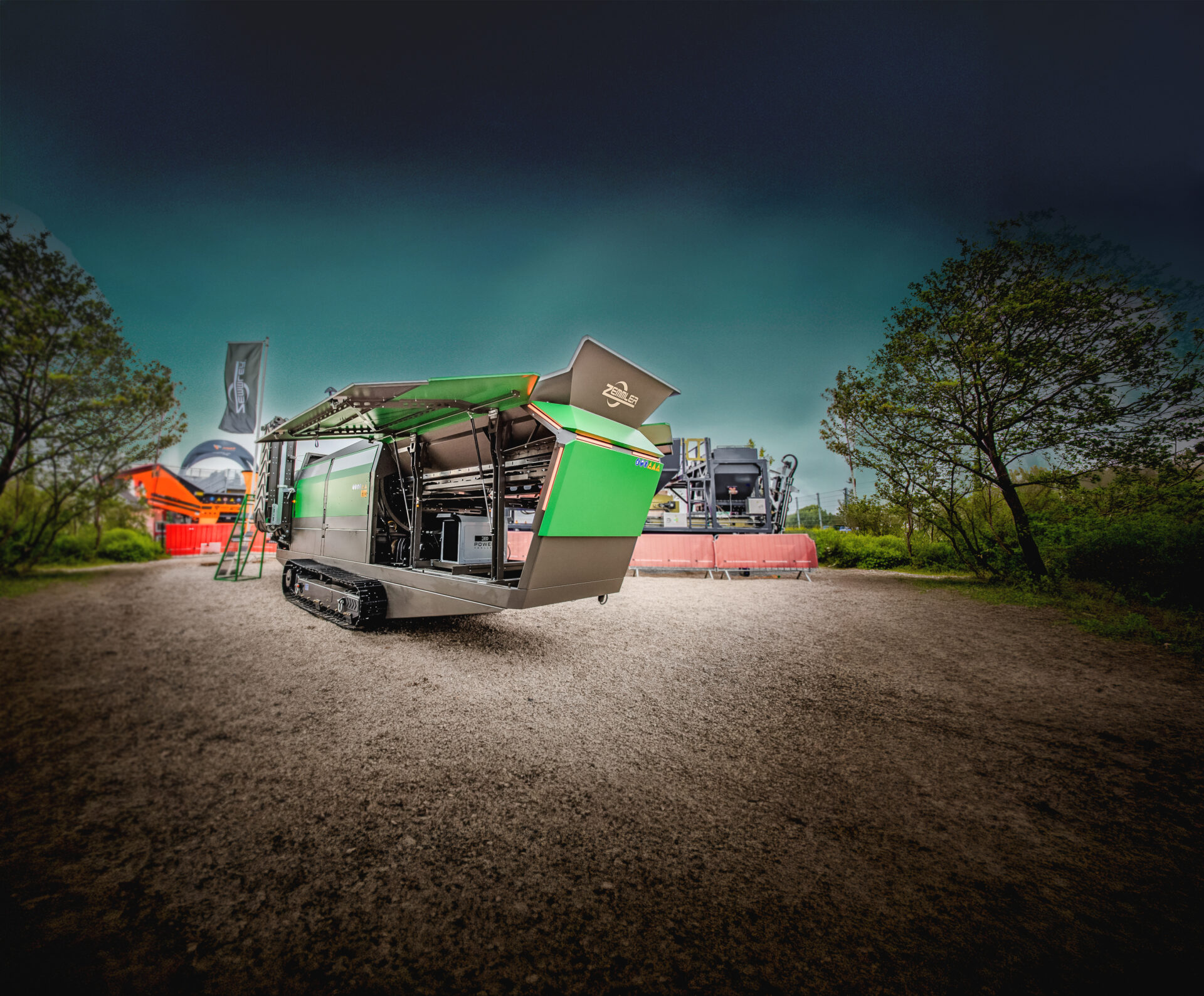 Mobile Siebtechnik auf IFAT München