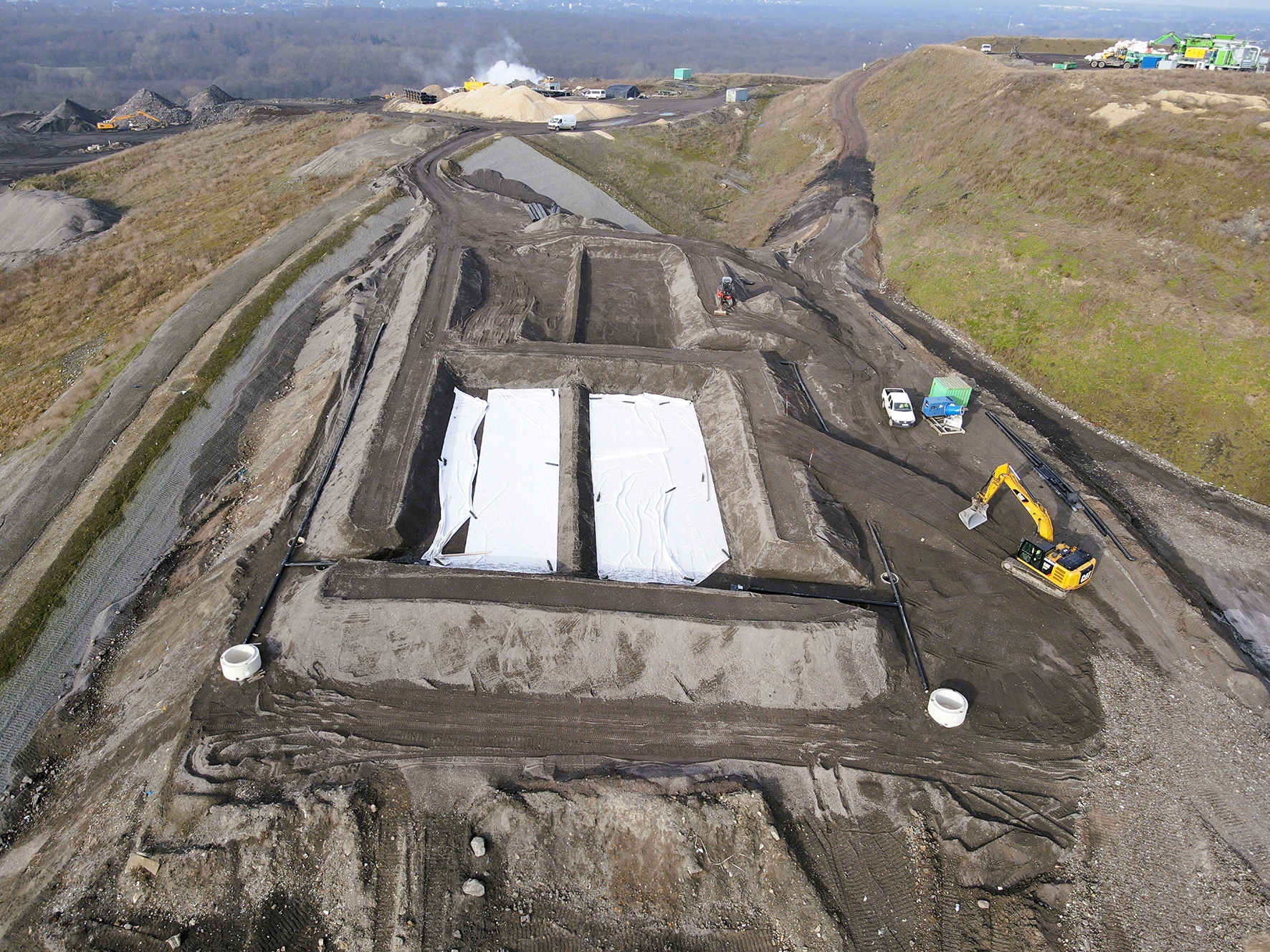 Pilotprojekt zur Ablagerung PFAS-belasteter Böden