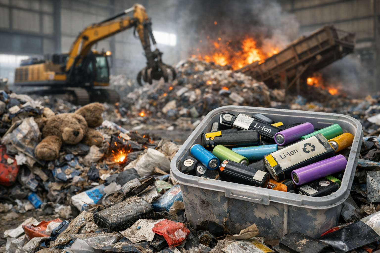 Lithium-Ionen-Akkus Entsorgung