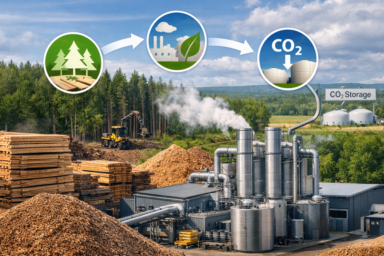 Holznutzung und BECCS