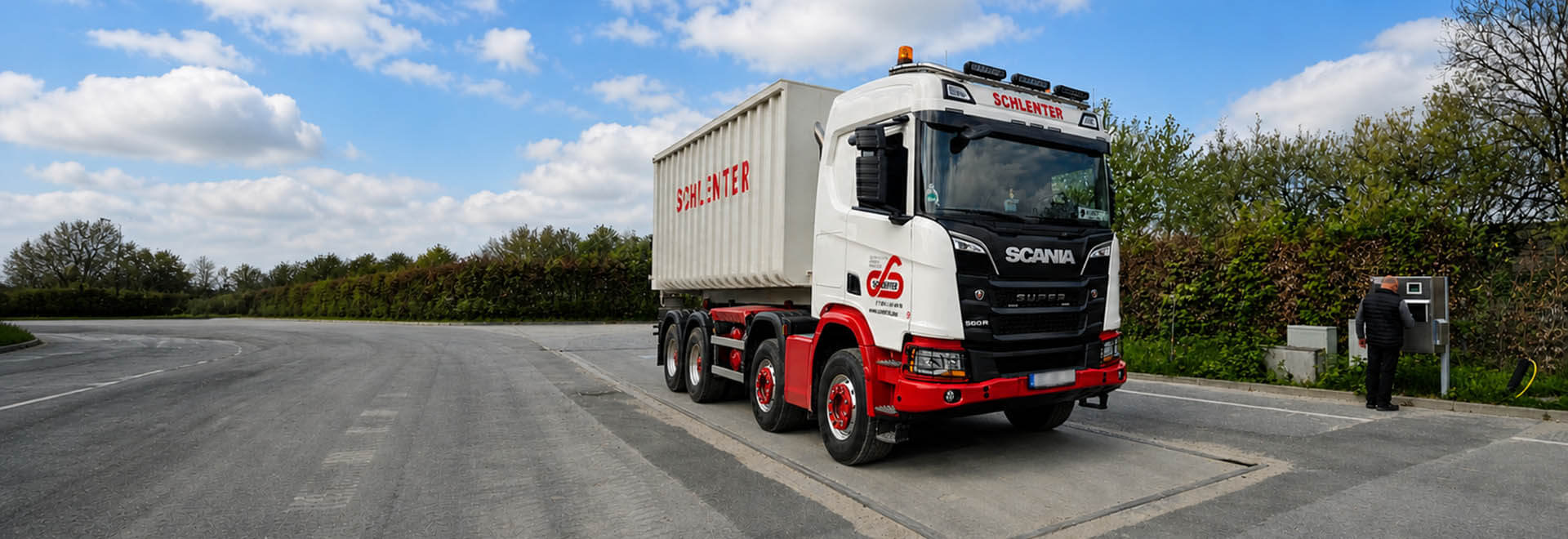 Fahrzeugwaage digitalisiert Recyclinglogistik bei Schlenter